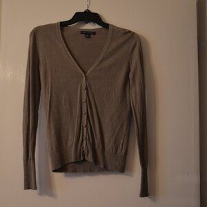 Taupe Banana Republic Cardigan Sweater